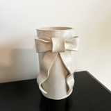 Ribbon Bow Vase - Medium Vases