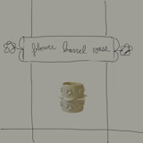 flower barrel vase Vases