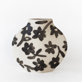 Ceramic Vase Flowers Pattern Vases