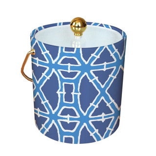Bamboo Deep Blue - Ice Bucket Wine and Bar Tools