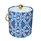 Bamboo Deep Blue - Ice Bucket Wine and Bar Tools