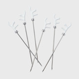 Coral cocktail picks, white Wine and Bar Tools