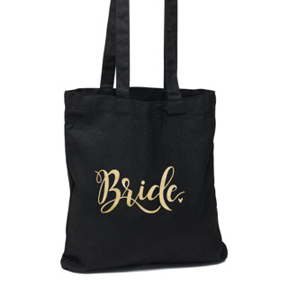 Bride Black Tote Bag Gifts for the Bride