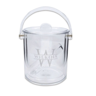 Custom Engraved Acrylic Ice Bucket Couple gifts
