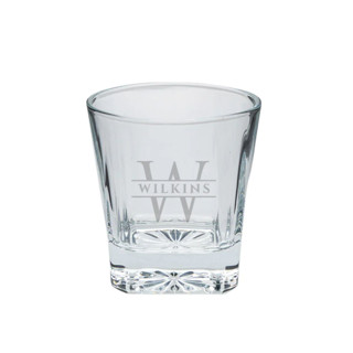Custom Opulence Low Ball Glass Couple gifts