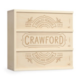 Homegrown - Personalized Anniversary Wine Box Couple gifts