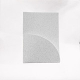 White Fiber, Textured, Embossed Invitation Pocket, Qty 10 Invitation Pockets