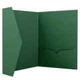 5x7 Tri-Fold Pocket Invitation | Custom Color | Set of 10 | Envelopes Included Invitation Pockets