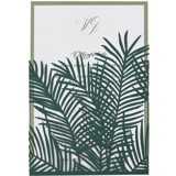 Tropical Leaves Lasercut Invitation Pocket for 5x7 Card | Set of 10 | Envelopes Included Invitation Pockets