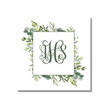Custom Monogrammed Eucalyptus Napkins - Pack of 100 Napkins