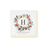 Custom Holiday Greenery Napkin - Pack of 100 Napkins