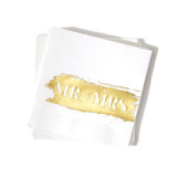 Mr + Mrs Napkin Pack, cocktail size, pack of 50 Napkins