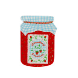 Strawberry Jam Large Napkin - Pack of 16 Napkins