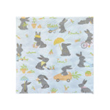 Bunnies In The Garden Large "Garden" Napkins - Set of 16 Napkins