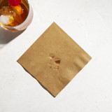 Sip in Style Dual Glass Napkin, cocktail size, set of 50 Napkins