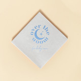 Over The Moon Baby Shower Napkin, cocktail size, set of 50 Napkins