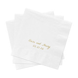 Script Wedding Cocktail Napkins, Pack of 200 Napkins
