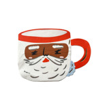 Baking Spirits Bright Brown Santa Mug Large Napkins - Set of 16 Napkins