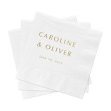 Modern Wedding Cocktail Napkins, Pack of 200 Napkins