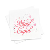 Stupid Cupid Napkin Pack, cocktail size, pack of 20 Napkins