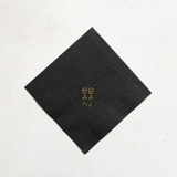 Minimal Wine Glasses Napkin, cocktail size, set of 50 Napkins