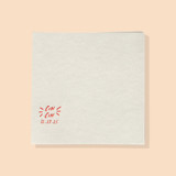 Custom Cin Cin Napkin, cocktail size, set of 100 Napkins