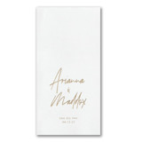 Uniquely Yours Premium Custom Napkin - Guest Towel - Pack of 100 Napkins