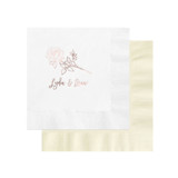 Long Stem Rose Custom Napkin - Pack of 100 Napkins