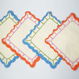 Art Party Scalloped Napkins Napkins