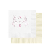 Custom Monogrammed Foliar Napkin - Pack of 100 Napkins