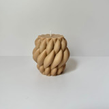 Brown Thick Woven Candle Candles