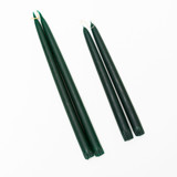 The 14 Inch Hand-Dipped Taper Candle in Evergreen Candles