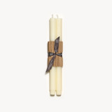 12" Church Tapers (pair) Cream Candles