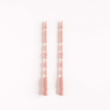 SET OF 2 - SPINDLE LEG TAPERS // ROSEWATER Candles