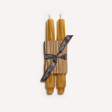 9" Twist Tapers (pair) Natural Candles