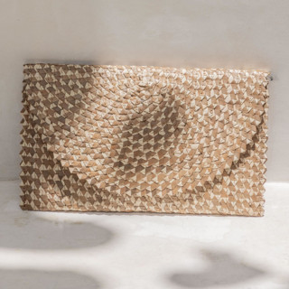 Rattan Clutch in Amber Ombre Bridal Clutches and Purses