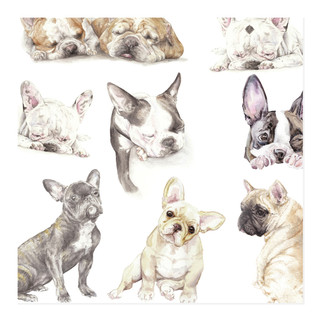 Wrapped in Frenchies Wrapping Paper