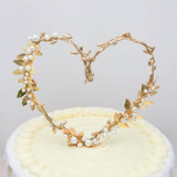 Rustic Heart Cake Topper Cake Toppers