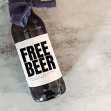 Set of 6 Groomsman Beer Bottle Labels | Free Beer Groomsmen Gifts