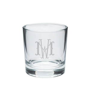 Custom Gilded Low Ball Glass Groomsmen Gifts