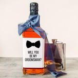 Groomsman Liquor Bottle Label | Will you be my Groomsman? Groomsmen Gifts