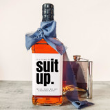 Groomsman Liquor Bottle Label | Suit Up Groomsmen Gifts