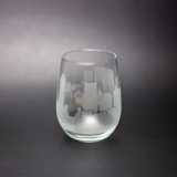 Nashville, Tennessee Skyline Stemless Wine Glass Drinkware