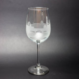 Florence, Italy Skyline Wine Glass Drinkware