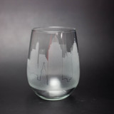 Cincinnati, Ohio Skyline Stemless Wine Glass Drinkware