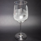Atlanta, Georgia Skyline Wine Glass Drinkware