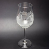 Athens, Greece  Skyline Wine Glass Drinkware