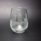 Atlanta, Georgia Skyline Stemless Wine Glass Drinkware