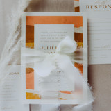 Wedding Ribbon Chiffon 1.5" Wide Ivory Ribbons