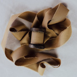 Ribbon Linen 1.5" Wide Mocha Ribbons